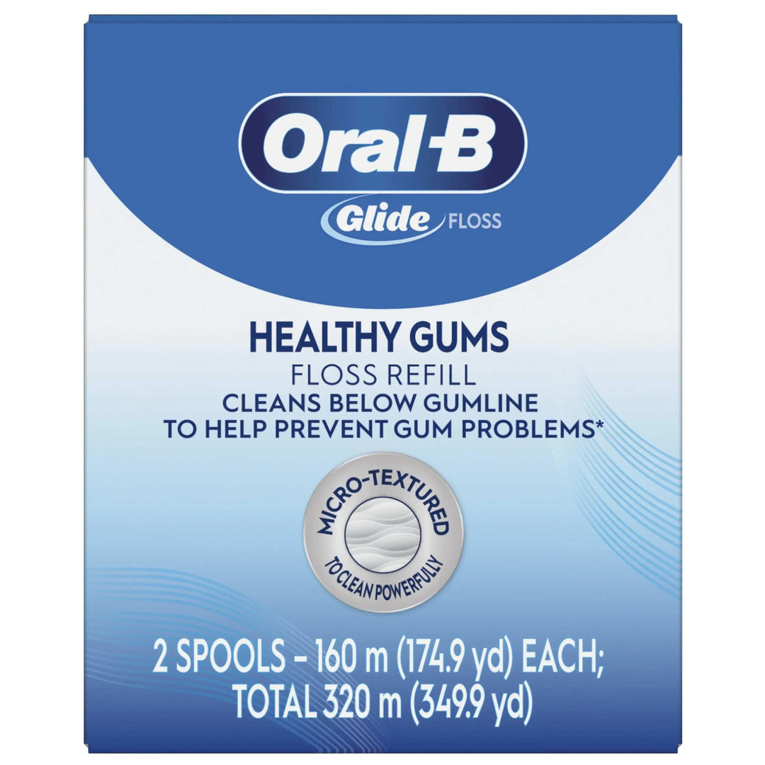 Oral-B Glide Floss Original Zahnseide Meter Nachfüllpack, 1er Pack (1 x 2 Stück)