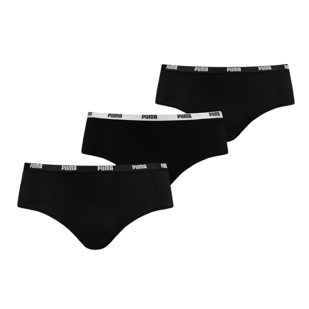 PUMA Damen Hipster Unterwäsche L Schwarz, L Schwarz