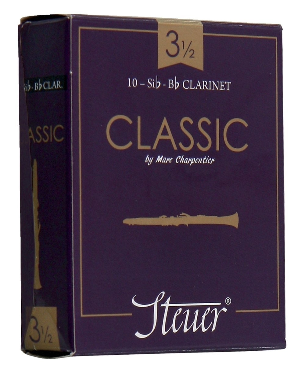 Steuer Blatt BB-Klarinette Classic 10er Packung Gr. 2 1/2 2,5 Bb-Klarinette Classic, 2,5 Bb-Klarinet