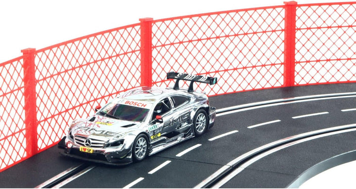Overdrive-Racing Fangzaun System Rot 1m kompatibel mit Carrera Digital 124 132 EVO Kurven Geraden Za
