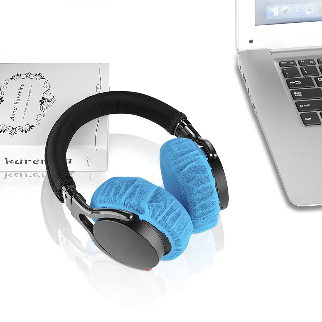 Geekria 500 Paar Einweg-Kopfhörer-Ohrpolster für Over-Ear-Headset, MRT-Headset-Ohrmuschel, dehnbare