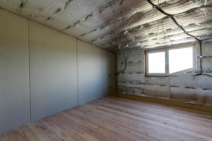 Rockwool KLIMAMAT Steinwolle Isolierung Lamellenmatte alukaschiert 80mm - 1,5m x 1m Zuschnitt, 80mm