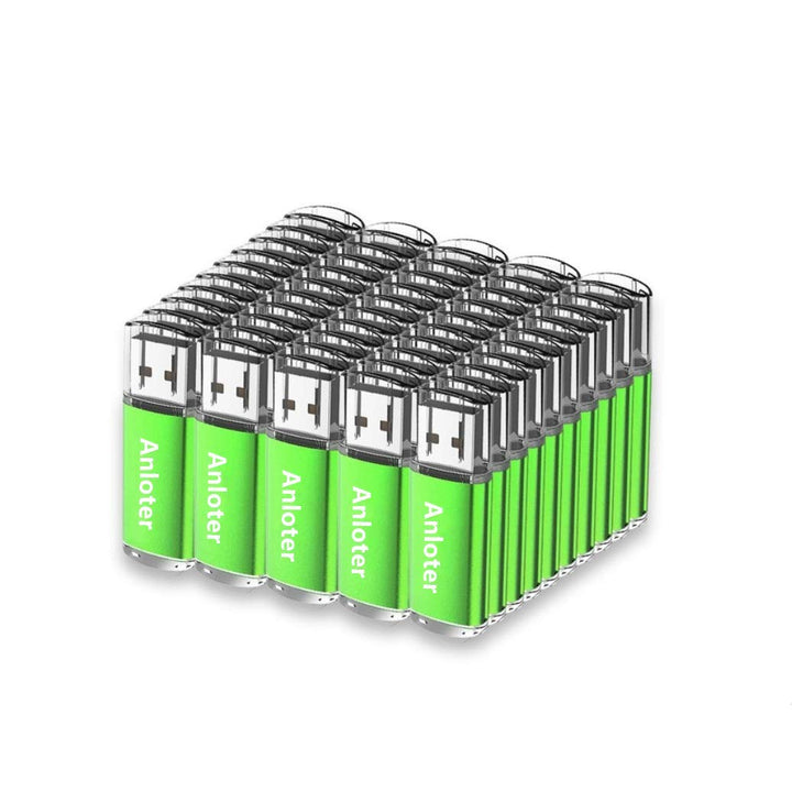 Anloter 50 Stück USB-Flash-Laufwerk Memory Flash Stick Pen Drive Daumen Speicher Speicher für Comput