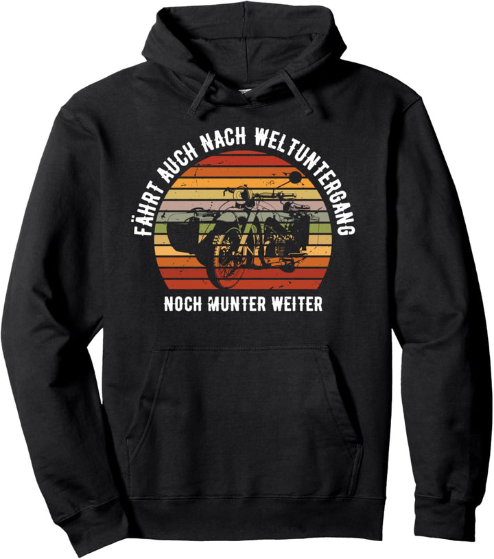 Dnepr Motorrad Gespanne Offroad Motorradfahrer Geschenk Pullover Hoodie