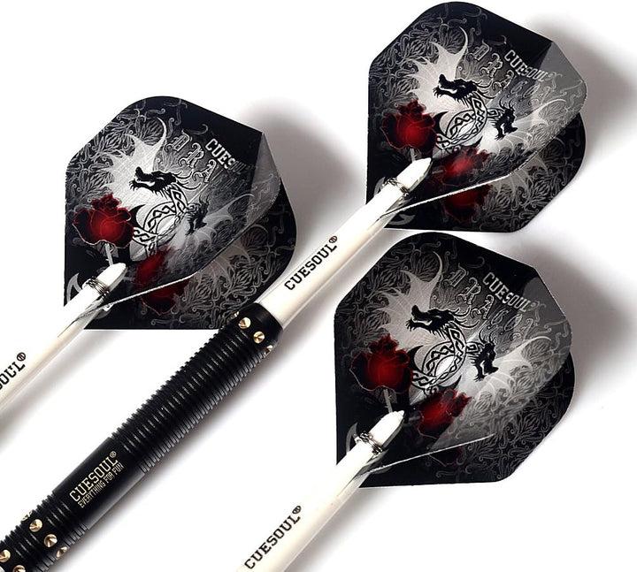 CUESOUL Dragon Deluxe Messing Steel Dartpfeile, 21 Gramm