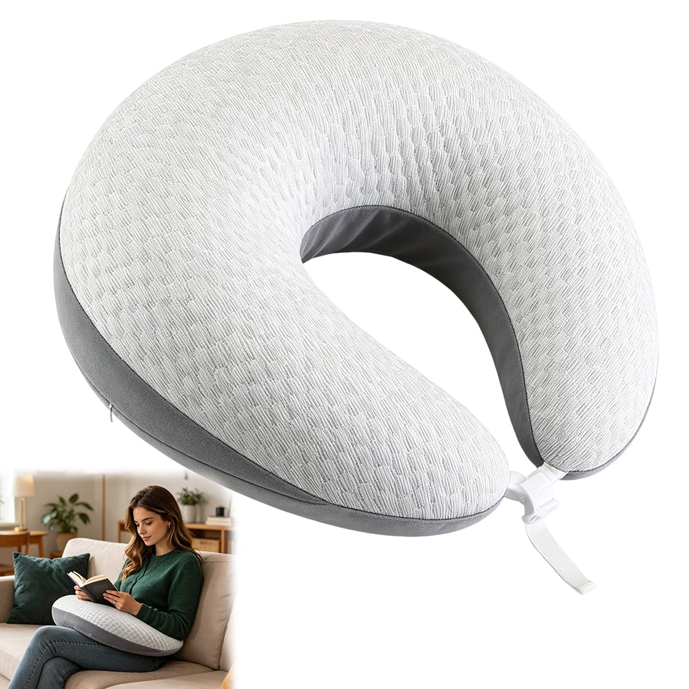 Strickkissen, Ergonomisch Häkelkissen, Multifunktions Gaming Kissen für Handarbeit/Lesen/Gaming, Tra