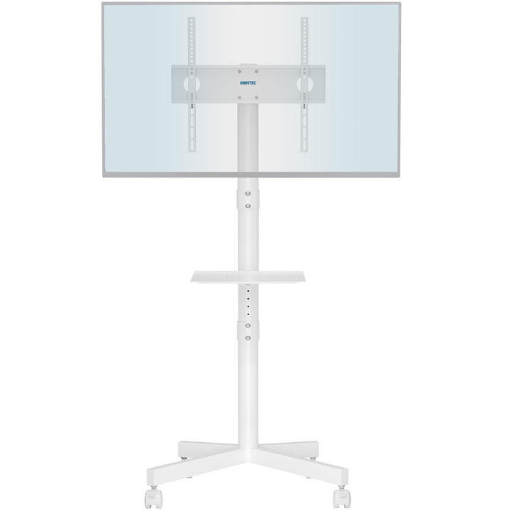 BONTEC Mobiler TV Ständer auf Rollen für 23-60 Zoll Plasma/LCD/LED Fernseher, Tragbarer TV Stand mit