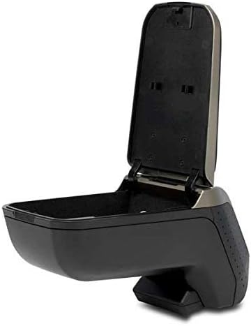 RATI Armlehne Specific Schwarz/Grau Armster 2 für FIAT 500 (08-15). Mit Staufach und faltbar. SCHWAR