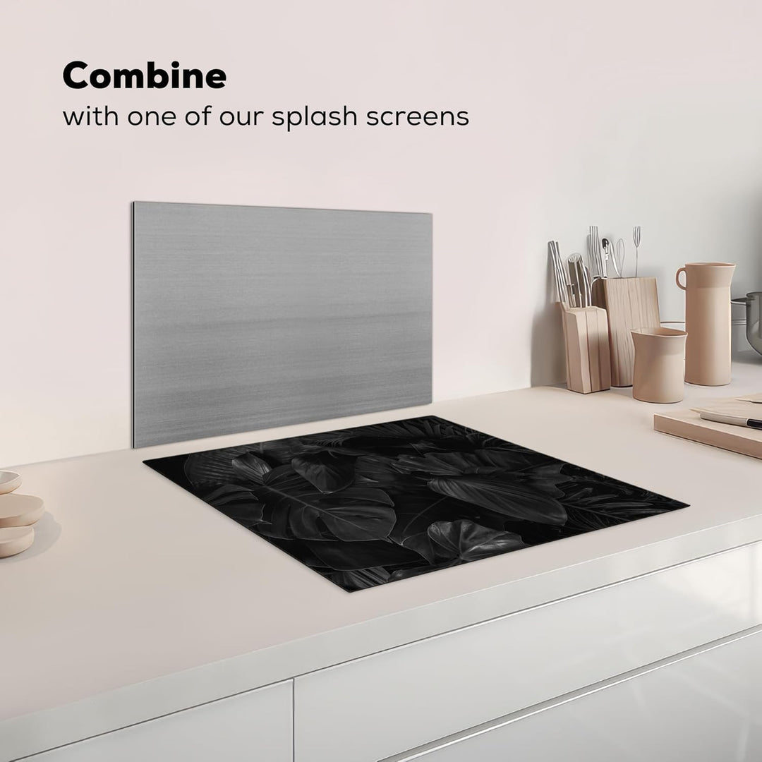KitchenYeah© Herdabdeckplatte Einteilig Ceranfeld Abdeckplatte für Induktionsschutz Ceranfeldabdecku