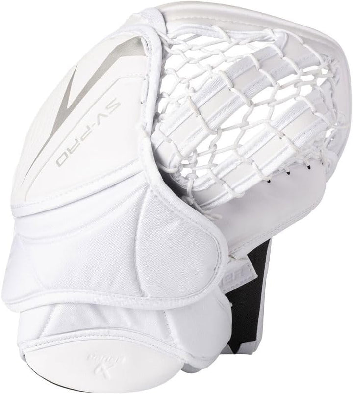 Bauer SV-Pro Eishockey Torwartfanghand Catcher Senior weiss Weiss UNISIZE links - Linksfänger, Wei&#