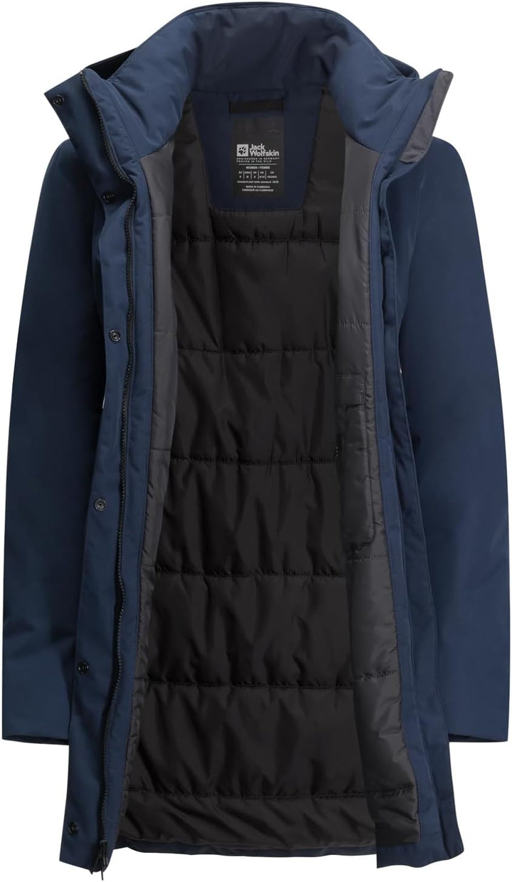 Jack Wolfskin Damen Salier Coat Coat S night blue, S night blue