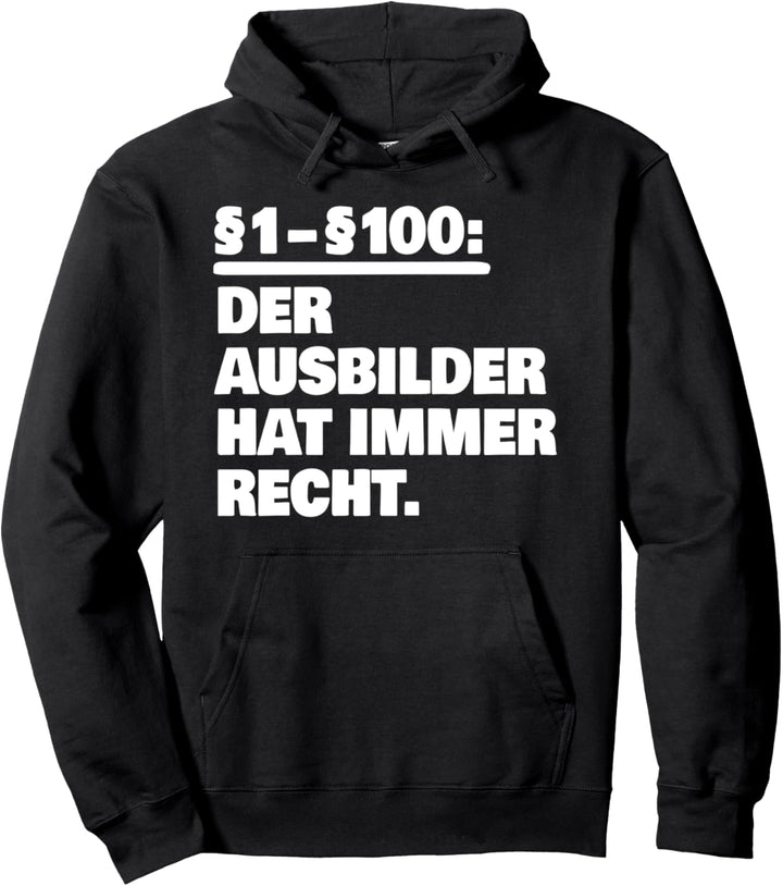 Ausbildung Ausbilder Pullover Hoodie