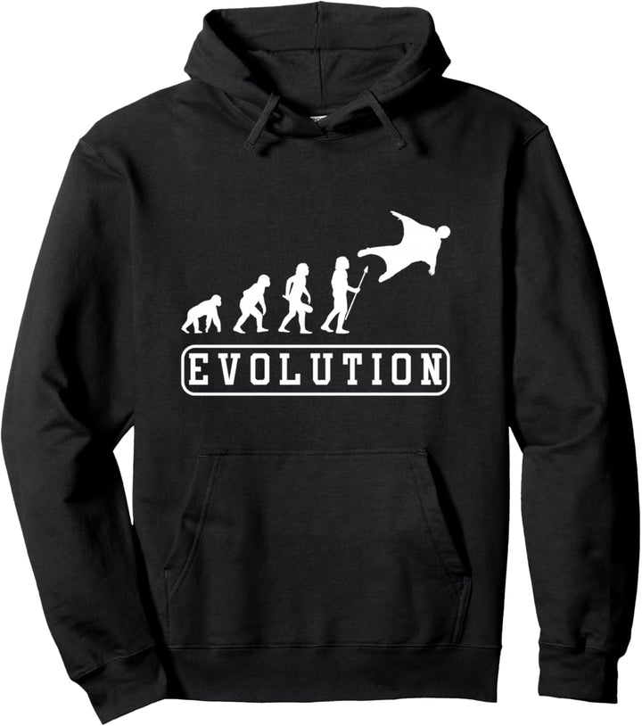 Wingsuit Evolution Flügelanzug Fallschirmspringer Geschenk Pullover Hoodie