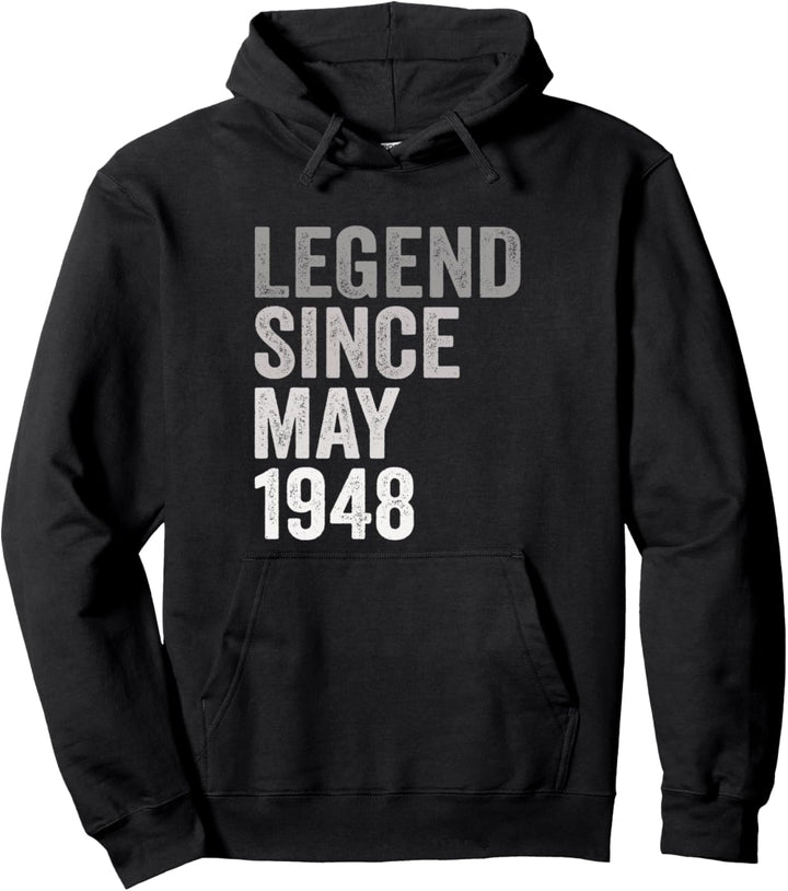 Legende Seit Mai 1948 Geburtstag Jahr Pullover Hoodie
