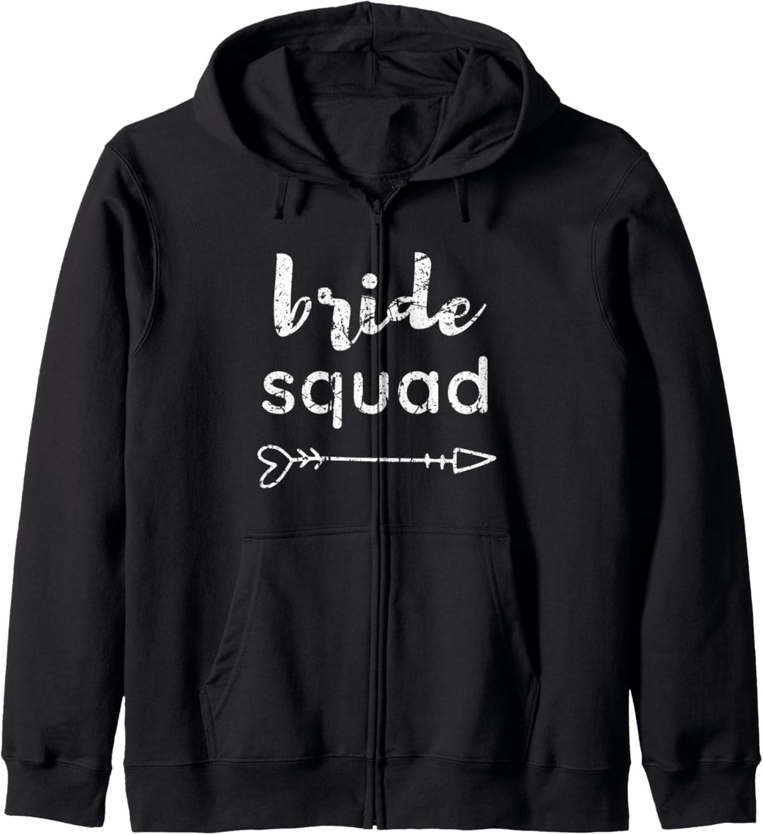 Team Braut Brautdusche lustig trinken Braut Squad Kapuzenjacke