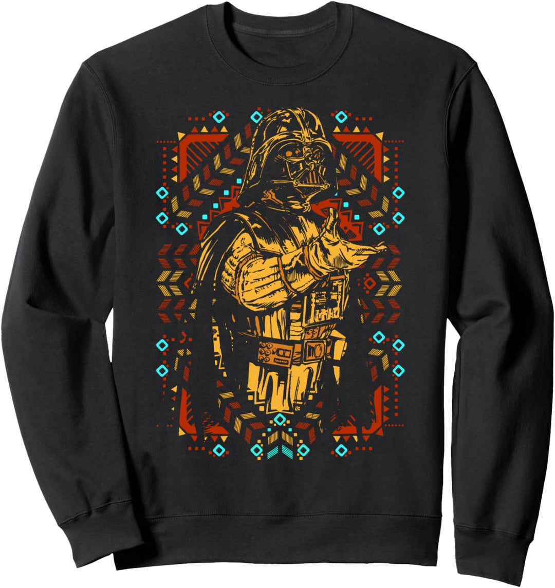 Star Wars Darth Vader Geometric Pattern Portrait Sweatshirt