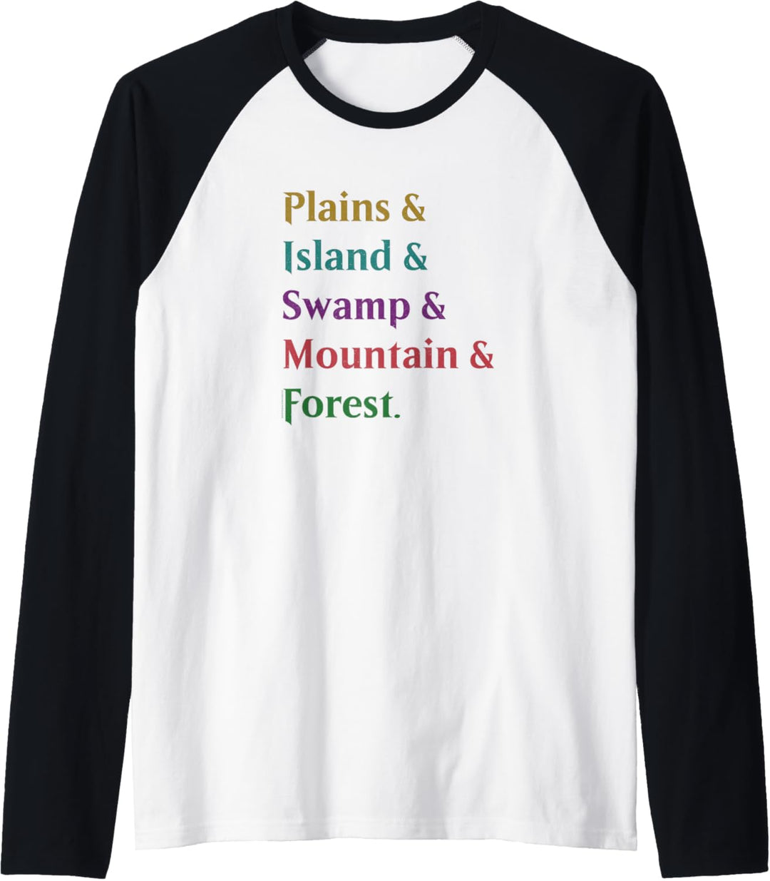 Magic: The Gathering- Land Stack Raglan
