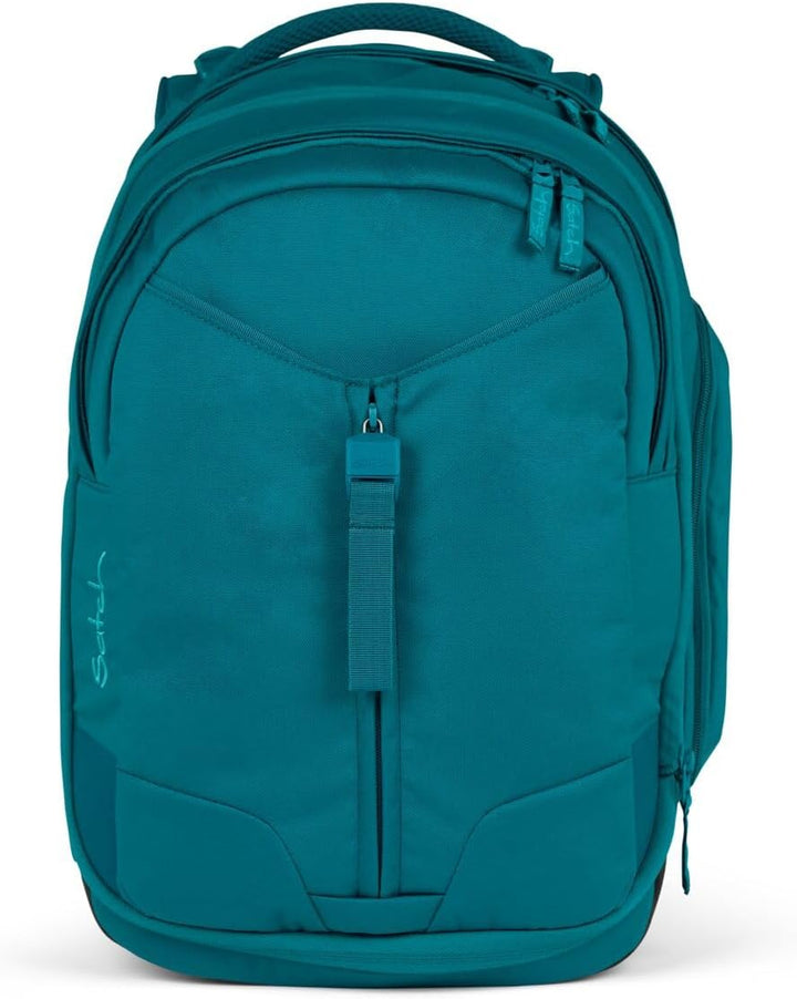 Satch Match Schulrucksack Set 3tlg. inkl. Schlamperbox und Sportbeutel Deep Petrol, Deep Petrol