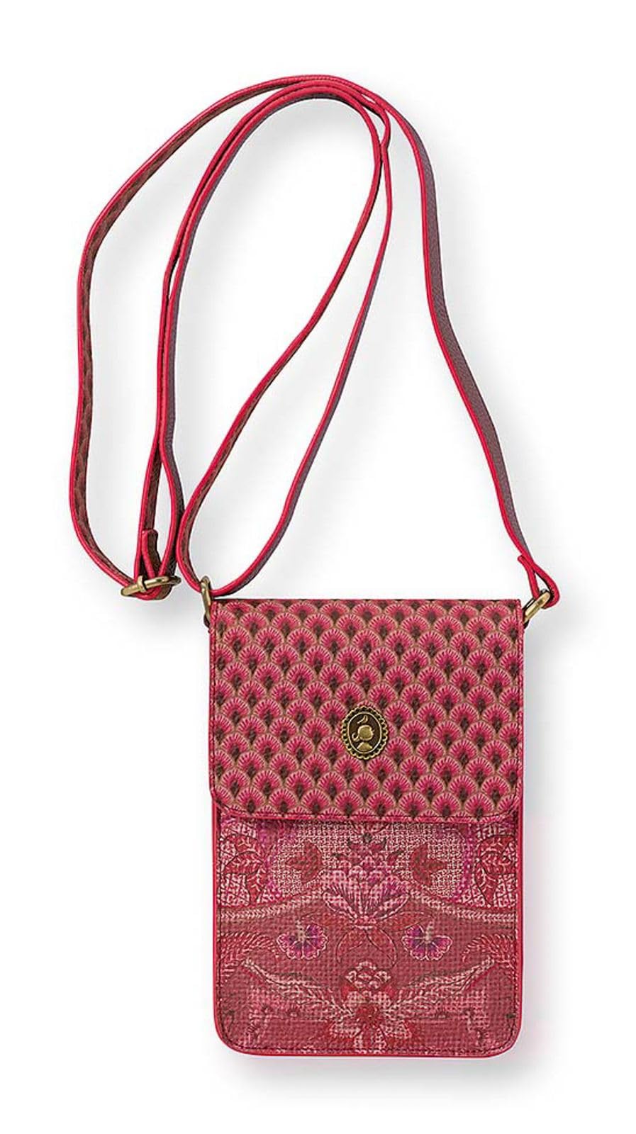 Pip Studio Handytasche Kyoto | Dark Pink - 13 x 20 x 4,7