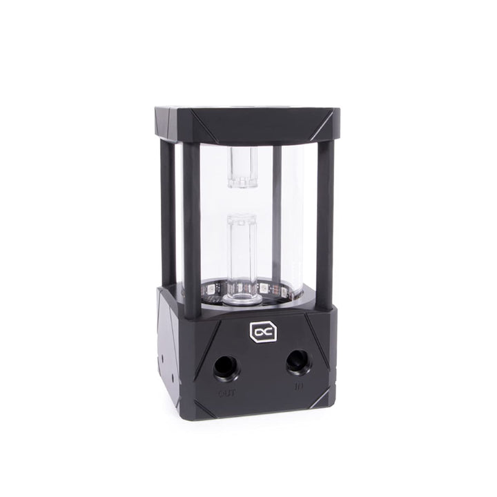 Alphacool 15382 Eisbecher Aurora D5 Acetal/Glas - 150mm Ausgleichsbehälter AGB Wasserkühlung