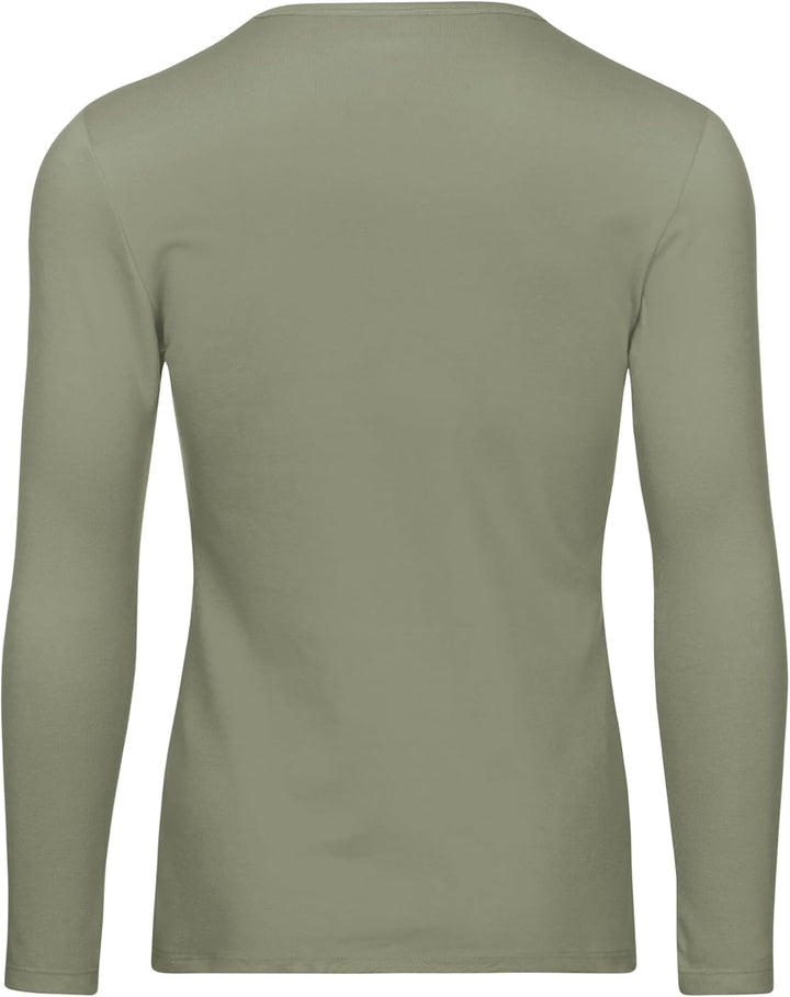 TRIGEMA Langarmshirt XL Salbei, XL Salbei