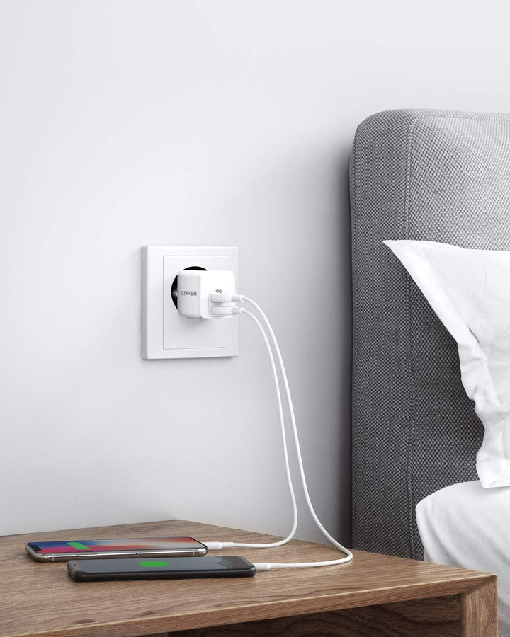 Anker PowerPort Mini Duales Wandladegerät 2 Pack, Extrem kompaktes 12W USB-Ladegerät, 2,5A Leistung
