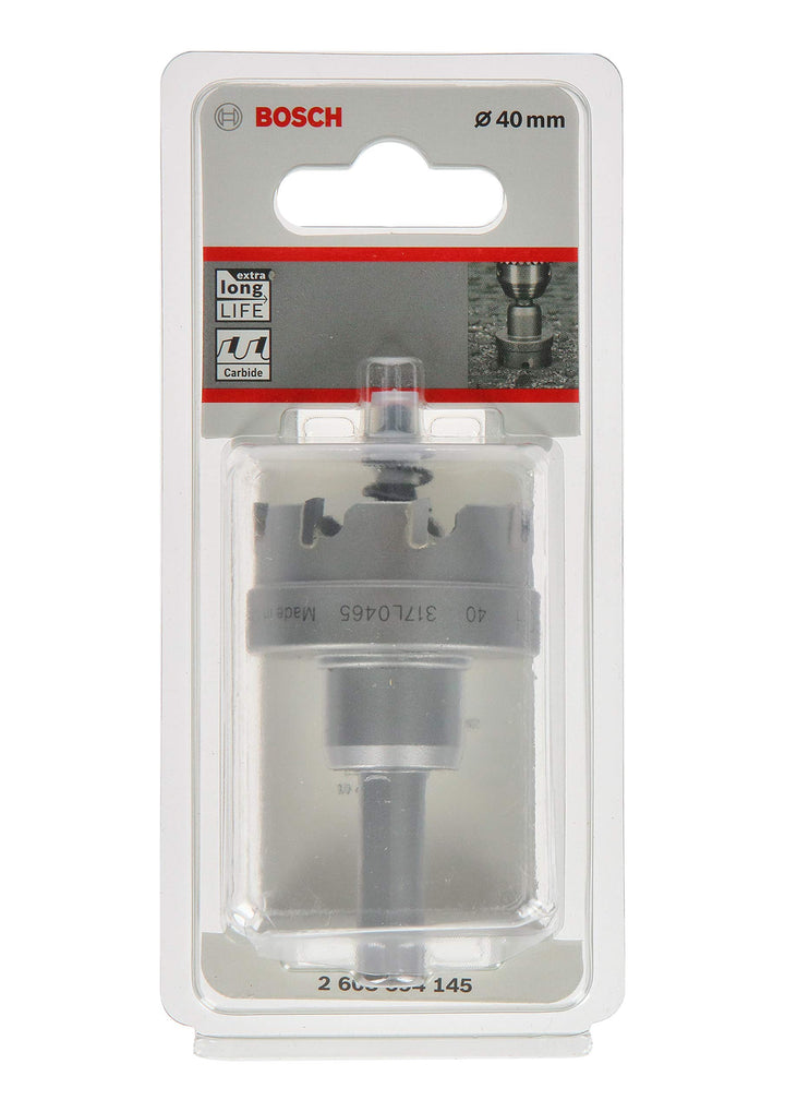Bosch Accessories Carbide Lochsäge Precision for Sheet Metal (Edelstahl, Ø 40 mm, Zubehör Bohrmaschi