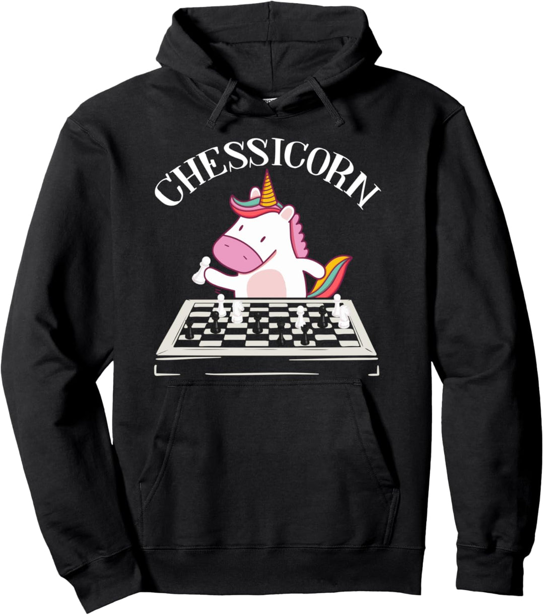 Schachspieler Chessicorn Club Team Pullover Hoodie