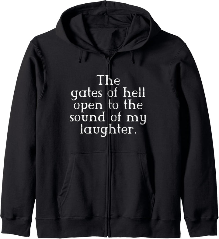 Gates of Hell Aesthetic Emo Goth Punk Gift Kapuzenjacke