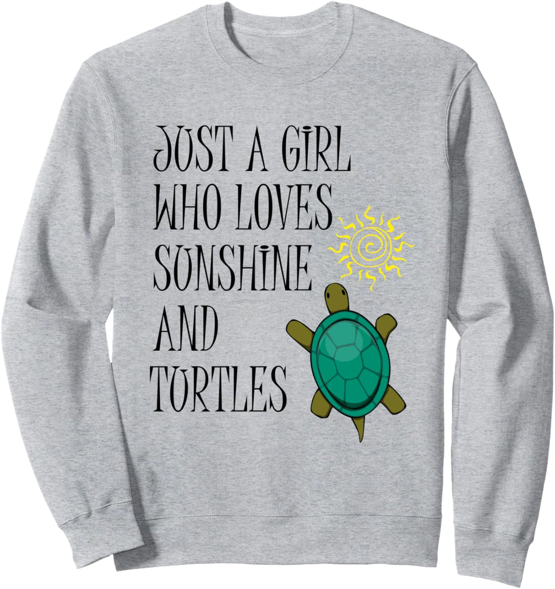 Schildkröten und Sonnenschein Spruch Haustier Sweatshirt