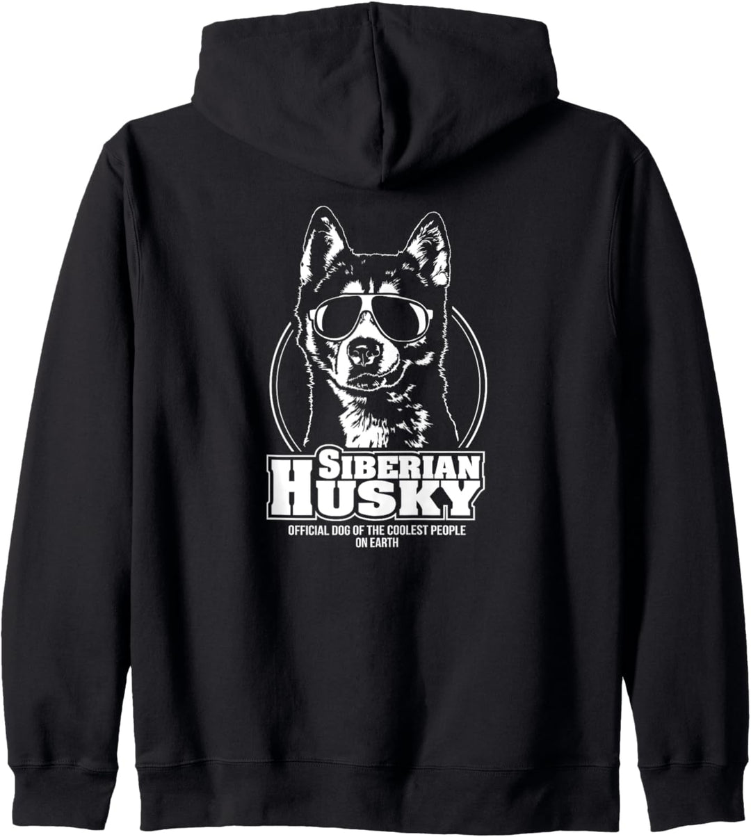 Lustiger Siberian Husky coolest people Hund Hundespruch Kapuzenjacke