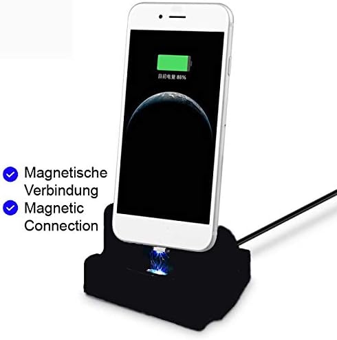 K-S-Trade Dockingstation Für Samsung Galaxy A41 Hochwertige Docking Station Ladestation Synch-Statio