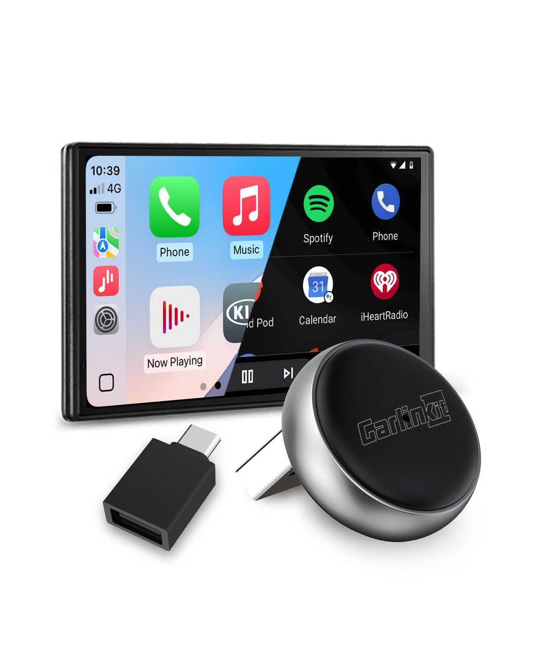 Carlinkit Wireless CarPlay &amp; Android Auto Adapter – Mini Ultra 3, wandelt OEM-Kabelverbindung in kab