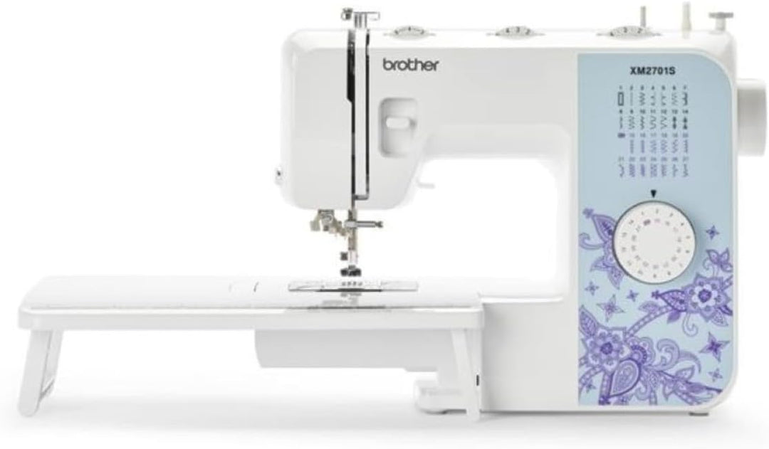 Brother XM2701S Nähmaschine (Exklusive Edition), Tisch und Tasche inklusive, 27 Nähprogramme, Freiar
