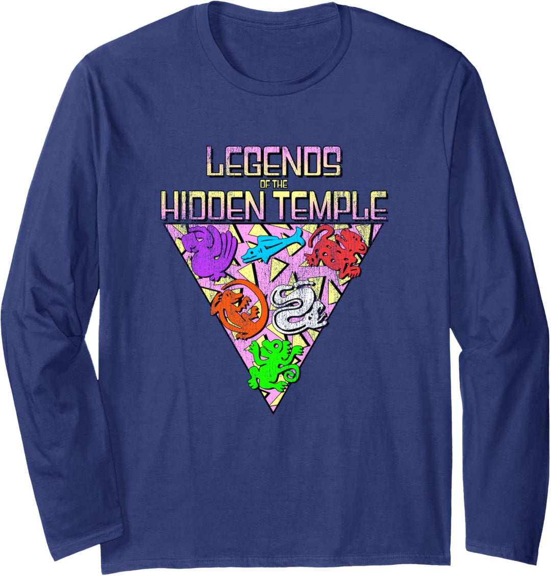 Legends of the Hidden Temple Retro Logo Langarmshirt