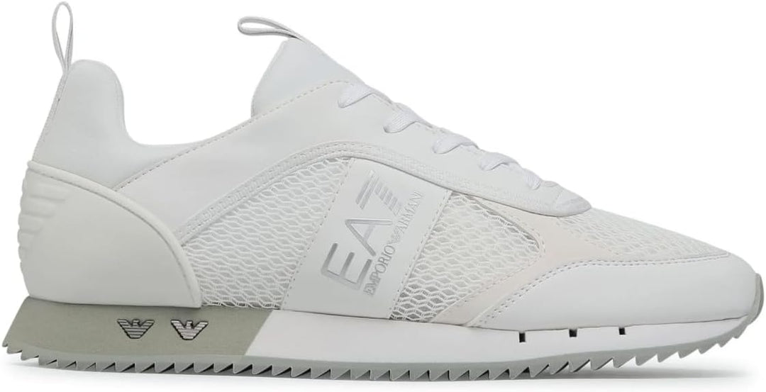 EA7 Emporio Armani Sneaker Black and White Carbon Low-Sneaker 41 EU Weiss, 41 EU Weiss