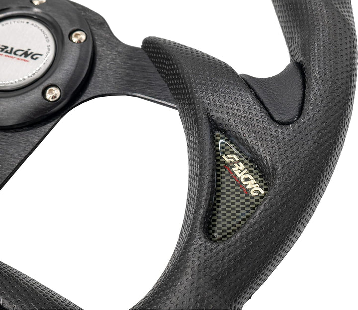 Simoni Racing X5R/P X5 Stelth Universal Steering Wheel, Schwarz