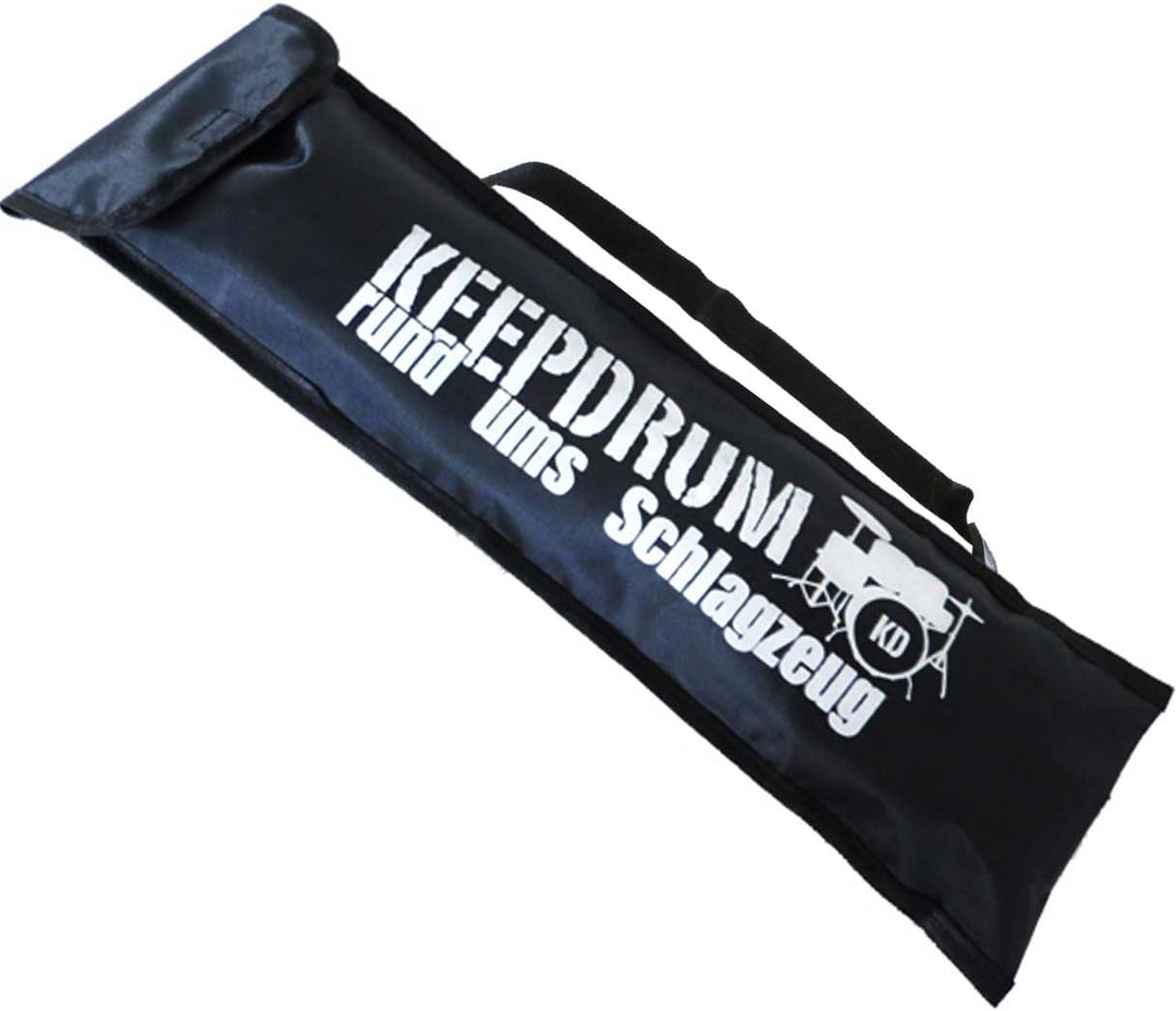 keepdrum Notenständer Notenpult Schwarz mit Tasche Black, Black