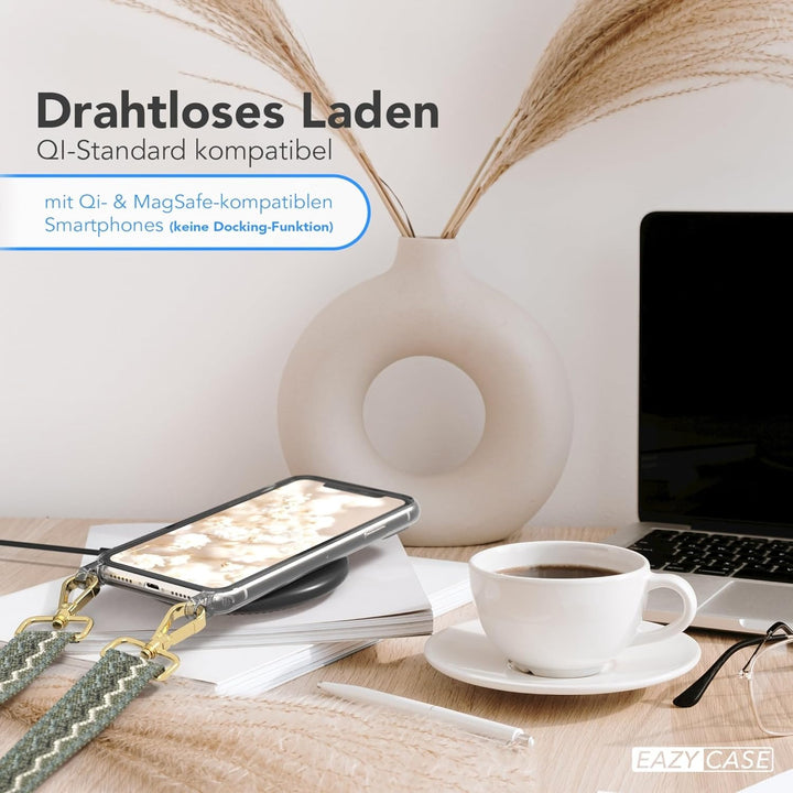 EAZY CASE Handykette - Verstellbares Taschenband kompatibel mit iPhone 11, Schulterriemen, Handykord