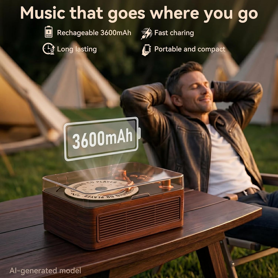 CD Player Tragbar Bluetooth: Kegaudio Radio mit CD-Player Tragbarer mit Lautsprecher Fernbedienung U