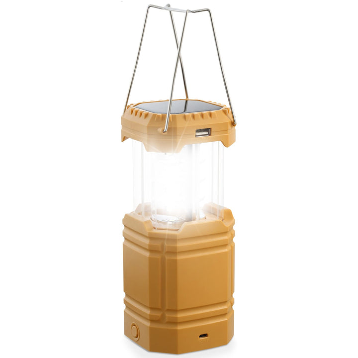 Solar Camping Laternen Wiederaufladbare mit Handkurbel, LED-Taschenlampe Lampe ohne Stromanschluss,