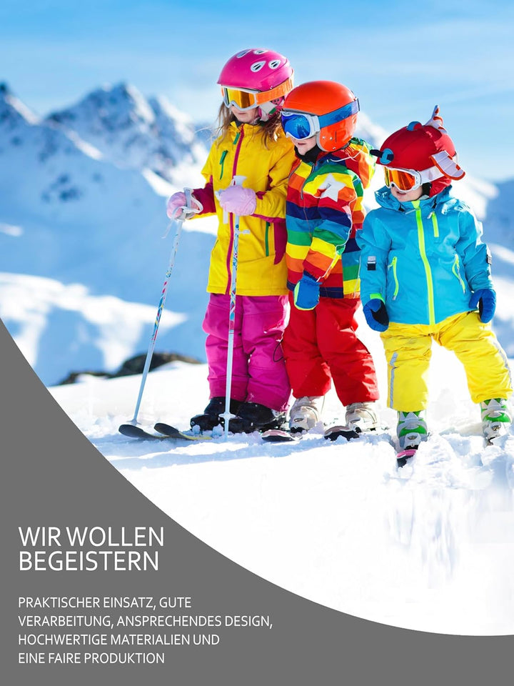 BAMBINIWELT Kinder Snowboardrucksack, Snowboardtasche, Stauraum für Helm, Schuhe &amp; Handschuhe, Board