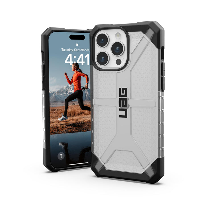URBAN ARMOR GEAR Plasma Hülle kompatibel mit Apple iPhone 15 Pro Max [Wireless Charging kompatibles
