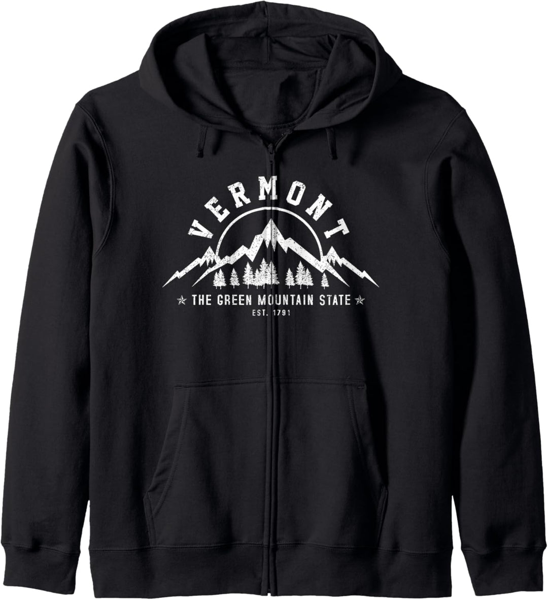 Vermont Est. 1791 USA Amerika Souvenir Kapuzenjacke