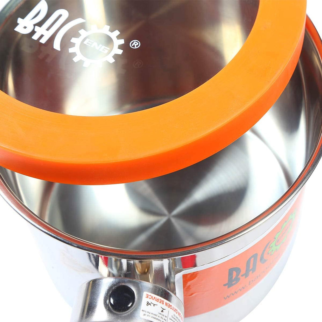 BACOENG 6.8 Liter Edelstahl Vakuumkammer mit Deckel aus gehärtetem Glas 6.8L, 6.8L