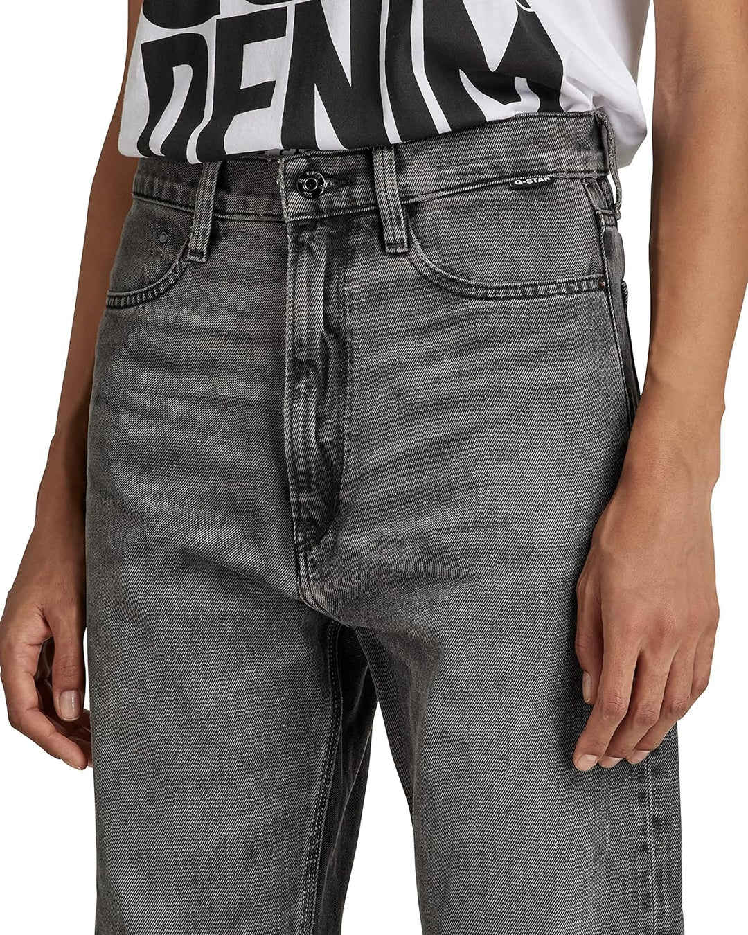 G-STAR RAW Damen Type 89 Loose Jeans 31W / 34L Grau (Worn in Tin D21081-c526-c943), 31W / 34L Grau (