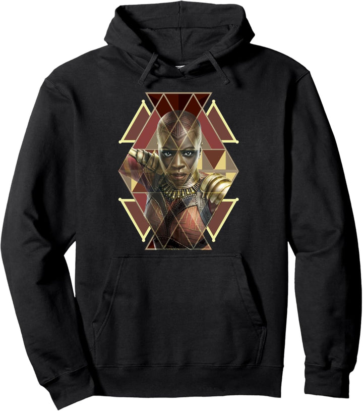 Marvel Black Panther Okoye Geometric Portrait Pullover Hoodie