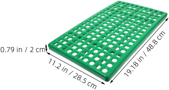 GALPADA 2 Stück Kaninchen Käfig Matten Käfigbodenmatte Aus Abs Hasen Bodengitter Mit Löchern Für Kan