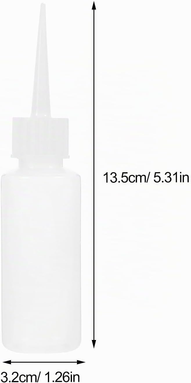 DOITOOL 20 Stücke Spritzflasche Kleine Quetschflaschen mit Kappe Nachfüllbare Condiment Squeeze Flas