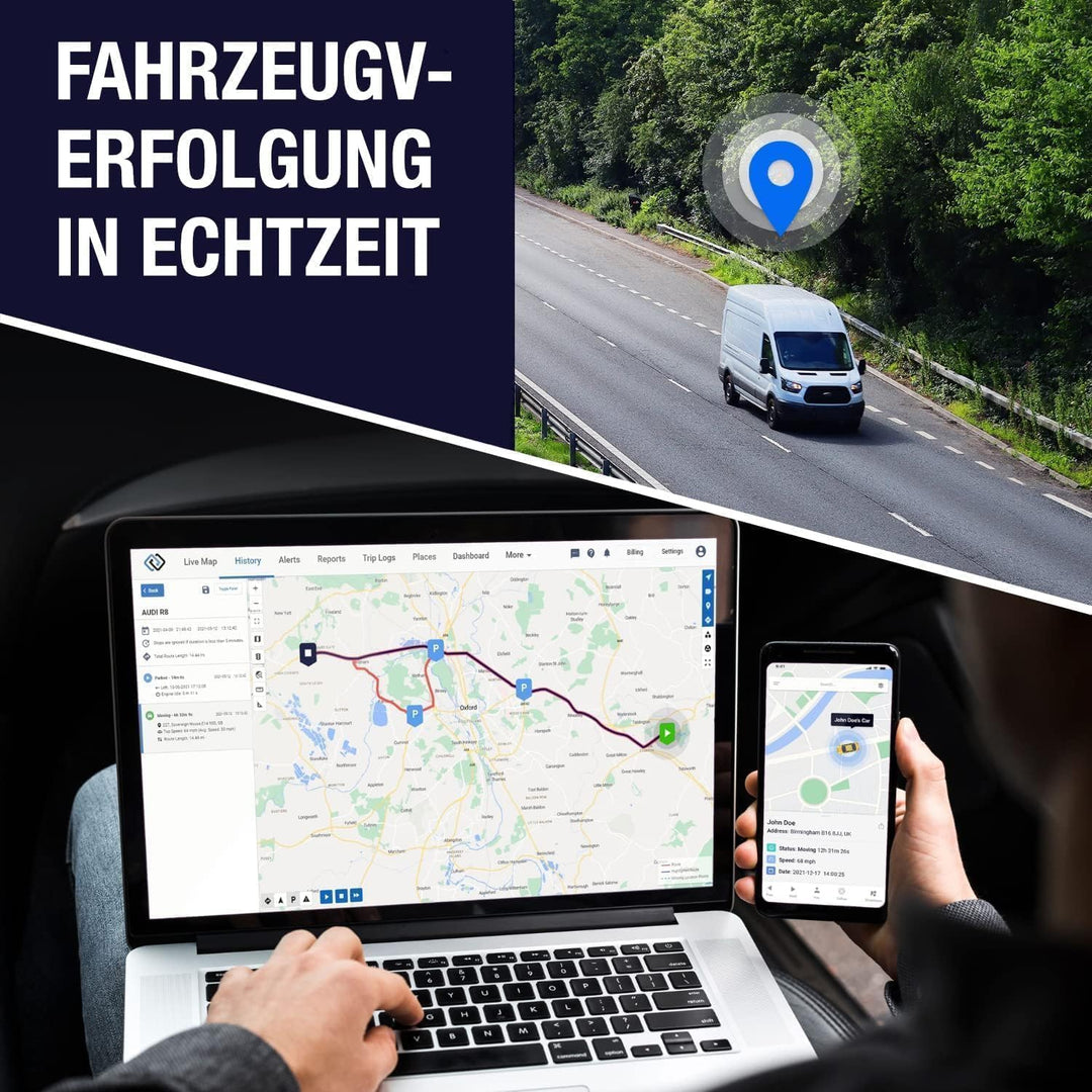 GPSLive 104 PRO 4G Magnetisch GPS Tracker Auto, Wohnmobil, KFZ | Einfache Installation | Livetrackin